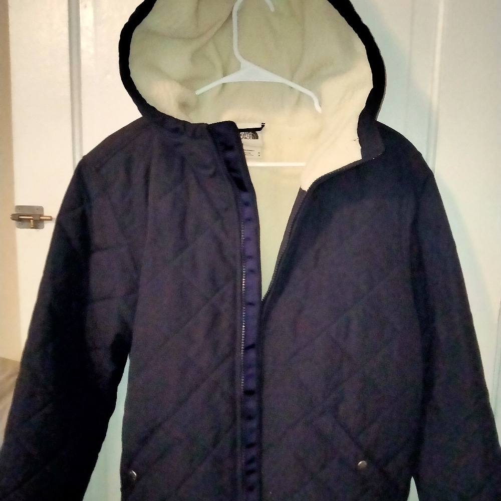 The North face men's cuchillo insulated full zip hoodie . Brown label. Nwot